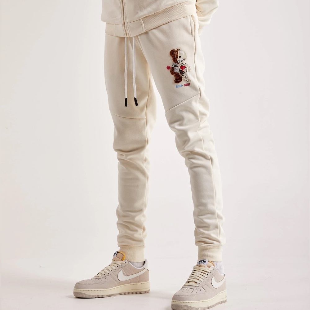 Fifth Loop Bittersweet Men’s Cream Natural Jogger Sweatpants Medium